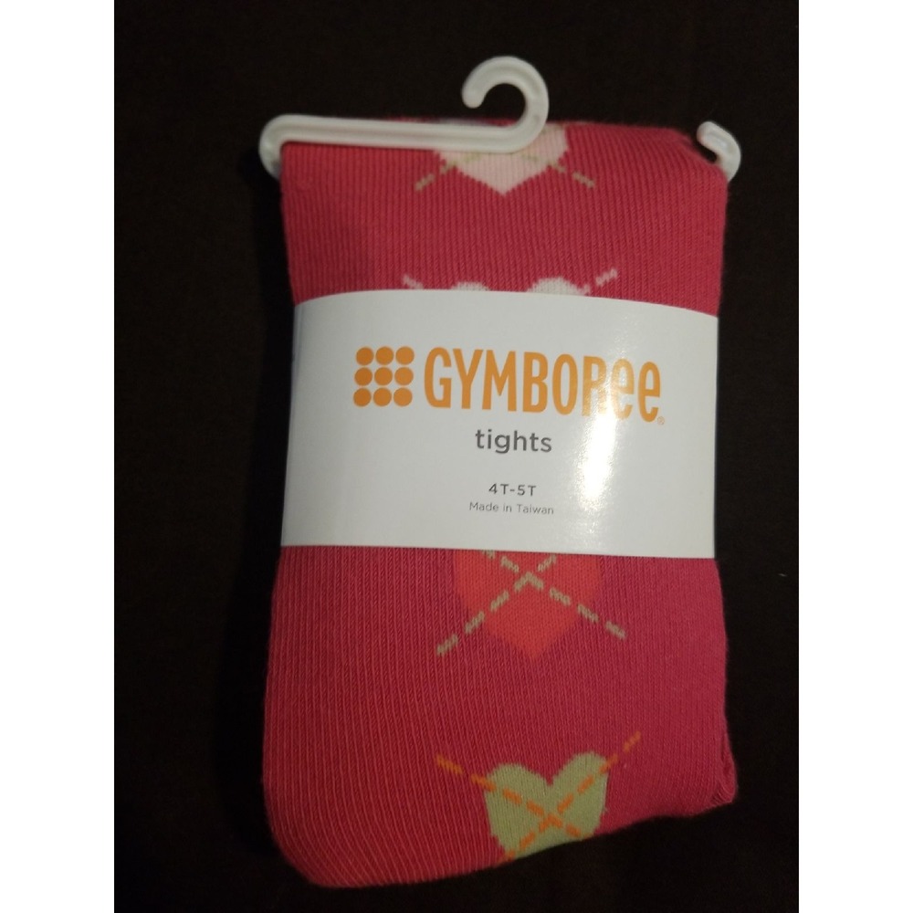 Gymboree little hearts tights 4t 5t nwt